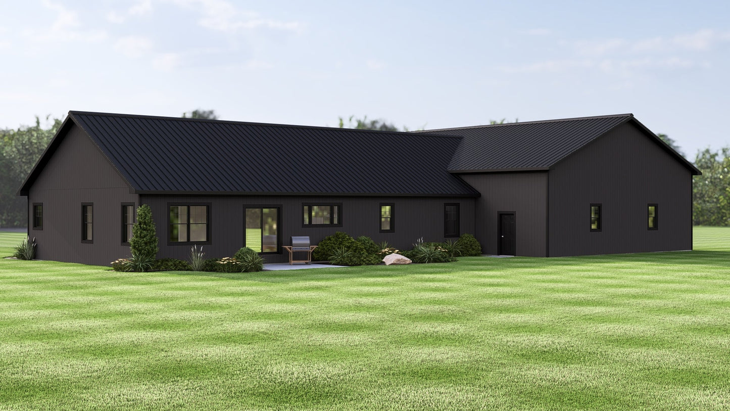 BG-20084 Brenton Barndominium House Plan