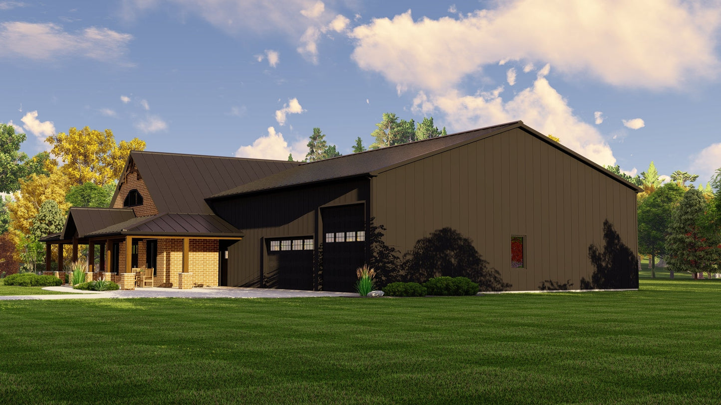 BG-20090 Palmer Barndominium House Plan