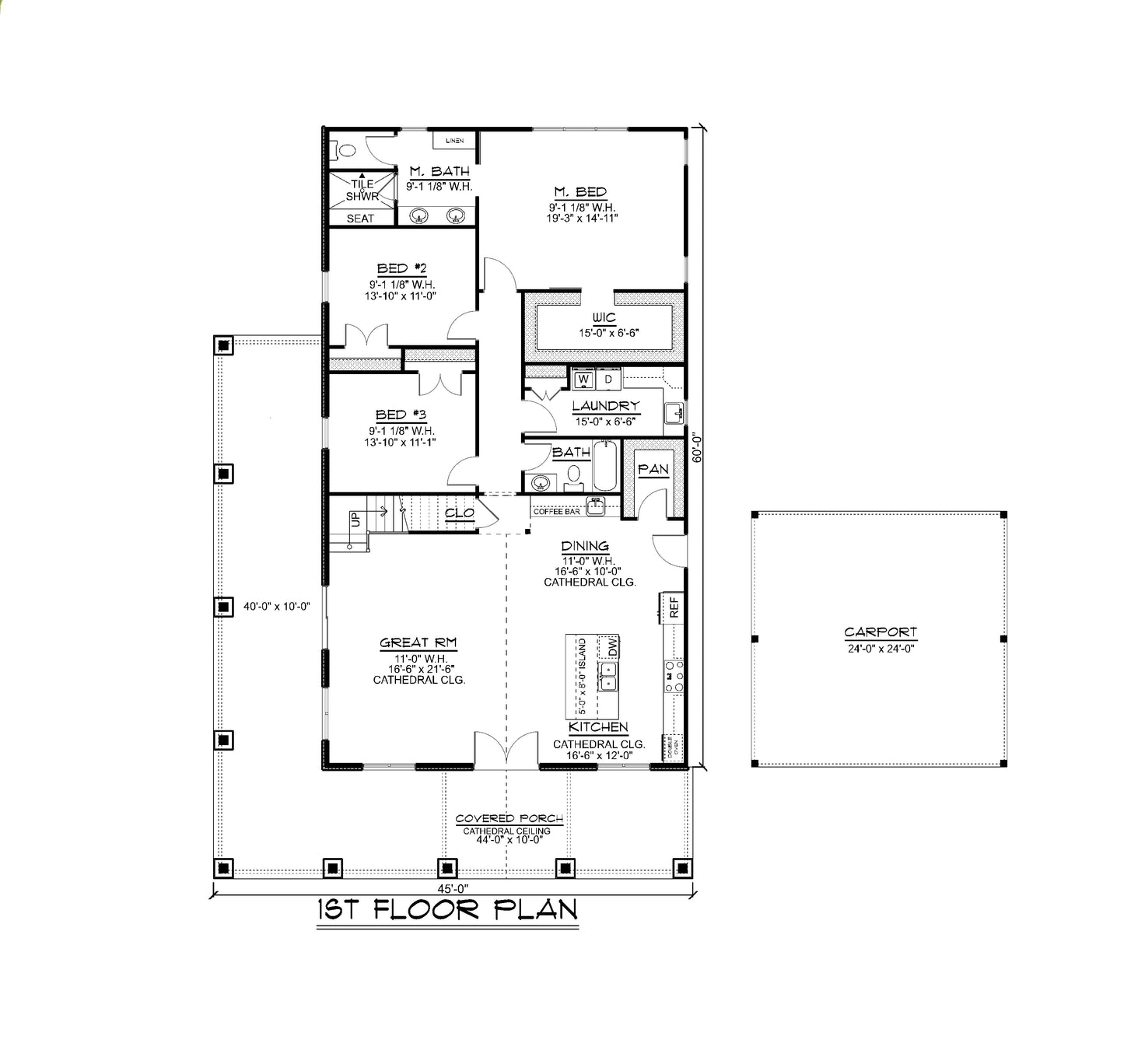BG-20092 Carlton Barndominium House Plan