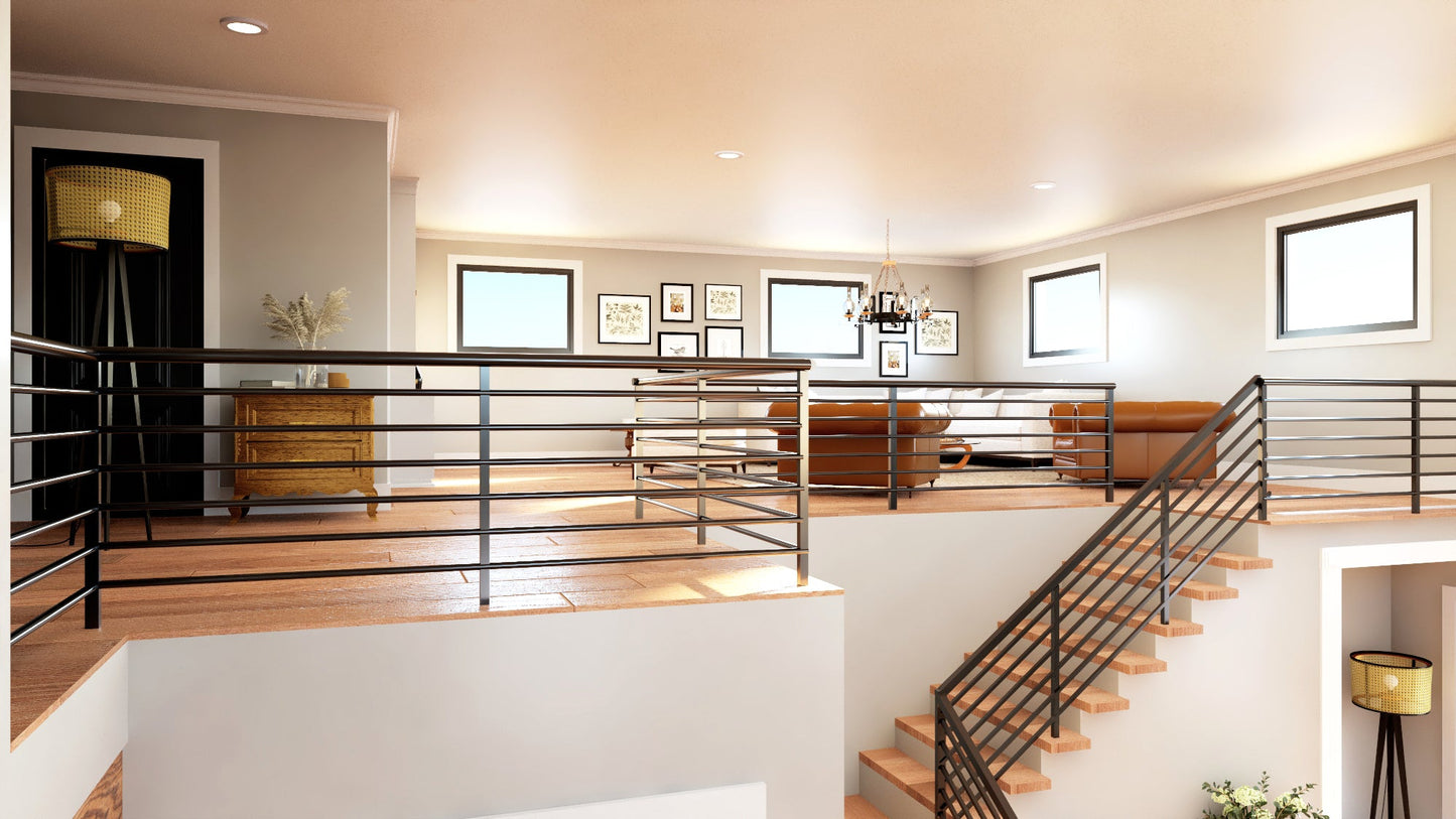 BG-20094 Irvine Barndominium House Plan