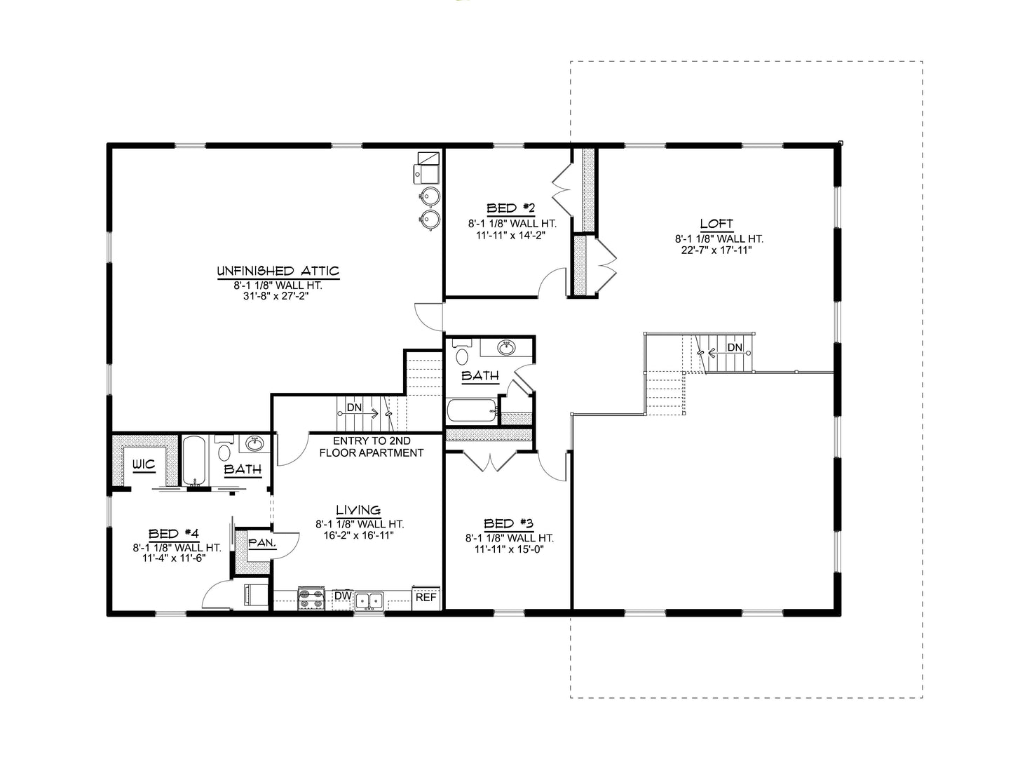 BG-20094 Irvine Barndominium House Plan