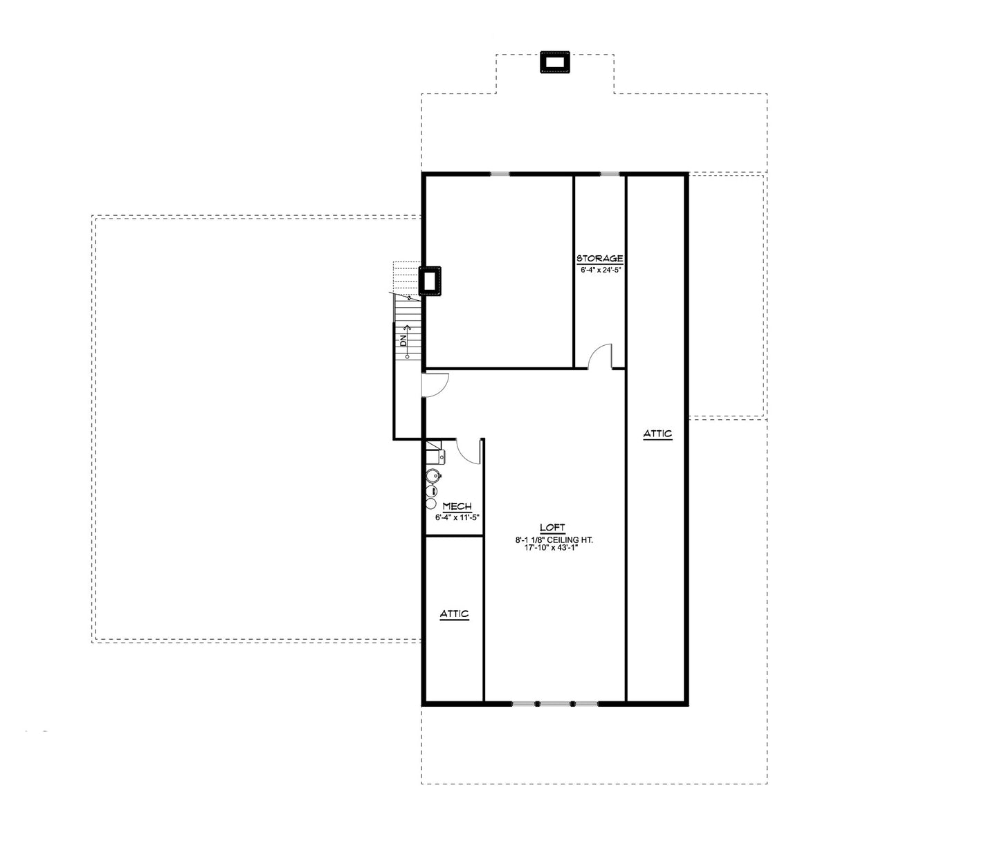 BG-20095 Caspian Barndominium House Plan