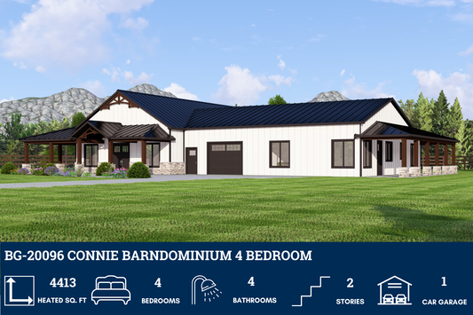 BG-20096 Connie Barndominium House Plan