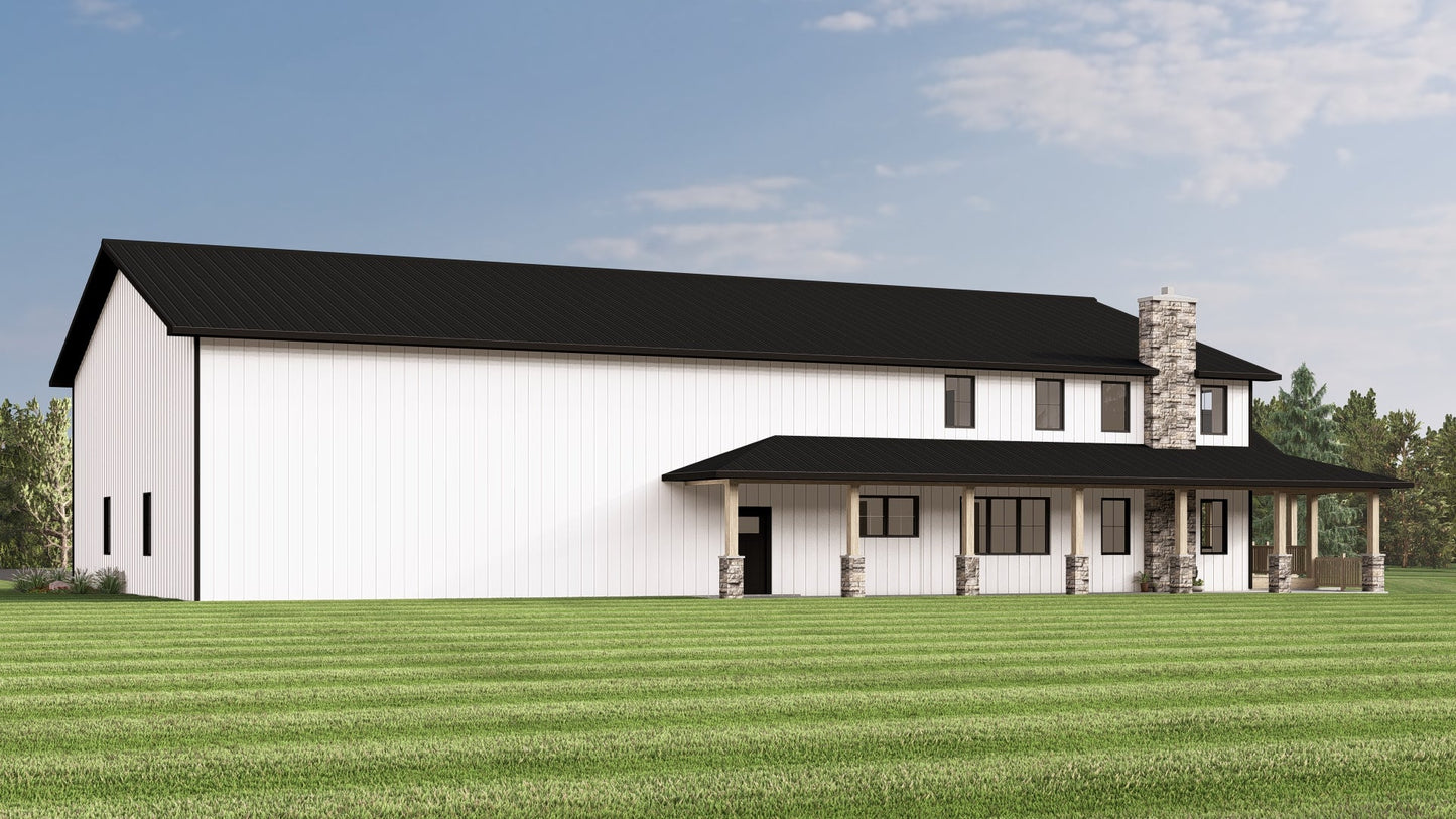BG-20097 Colby Barndominium House Plan