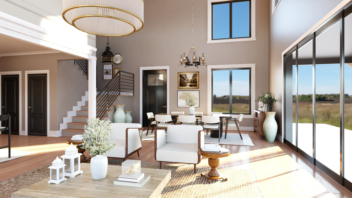 BG-20099 Garrison Barndominium House Plan