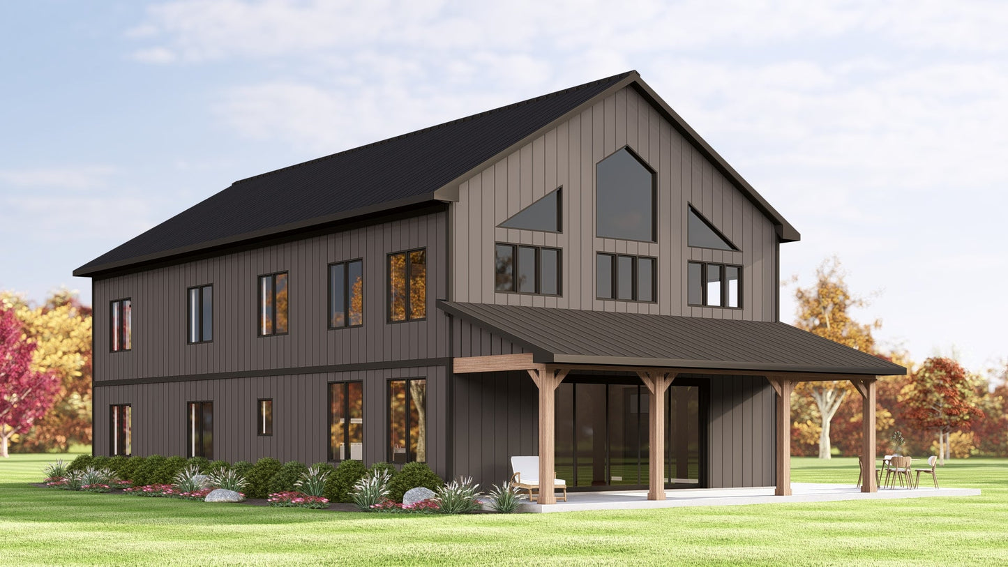 BG-20099 Garrison Barndominium House Plan