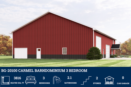 BG-20100 Carmel Barndominium House Plan