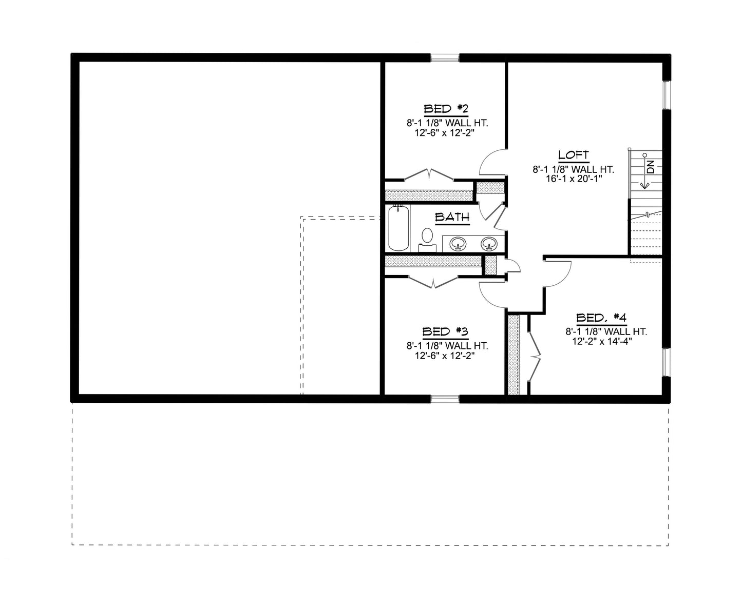 BG-20101 Vernon Barndominium House Plan