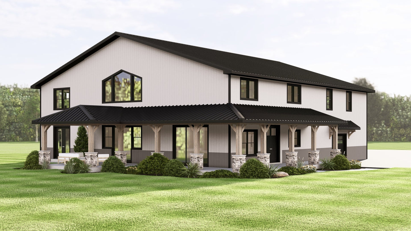 BG-20102 Jack Barndominium House Plan