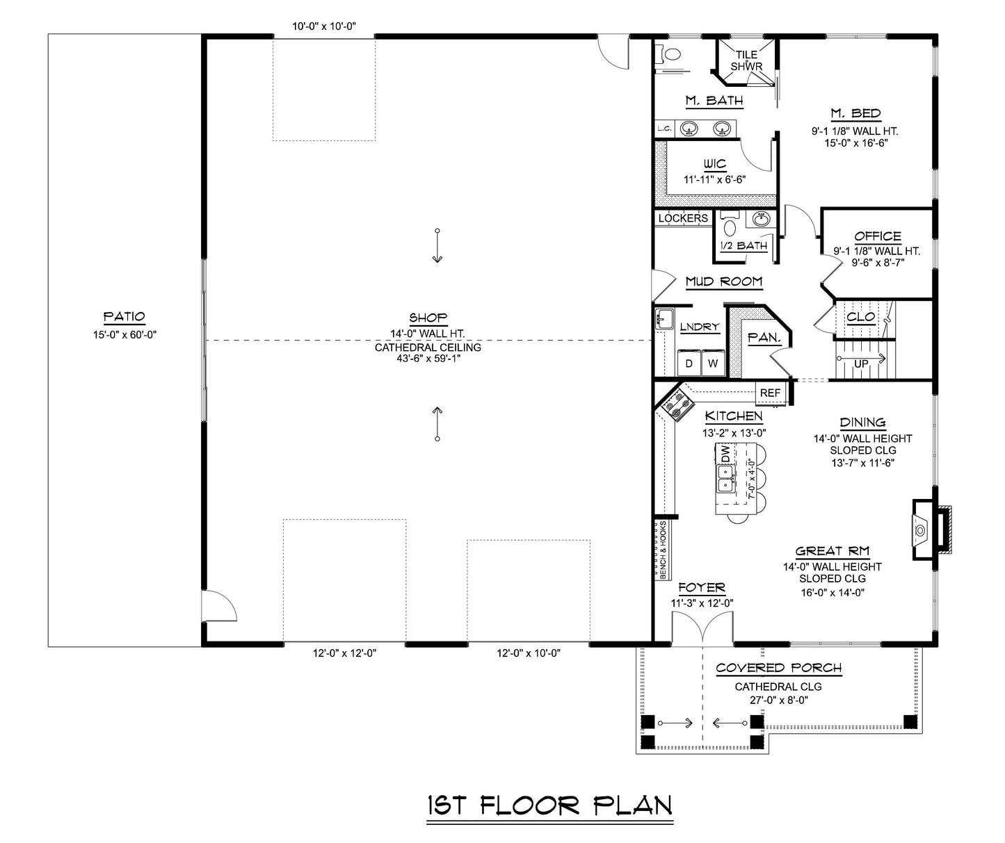 BG-20103 Matilda Barndominium House Plan