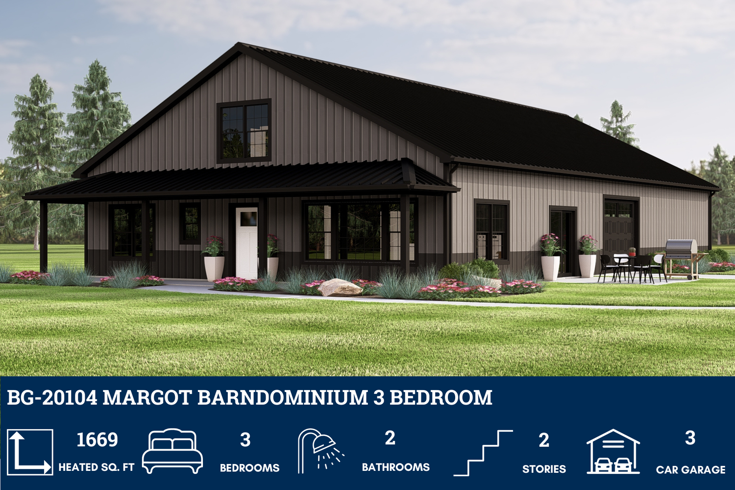 1600 Square Feet Barndominium House Plans