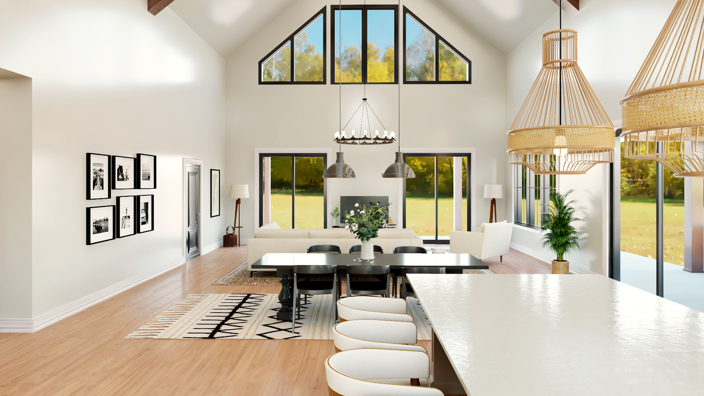 BG-20105 Lewis Barndominium House Plan
