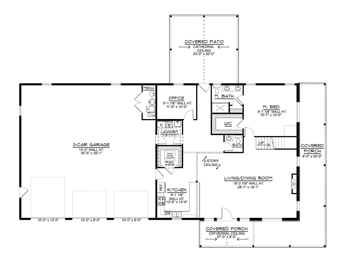 BG-20107 Colt Barndominium House Plan