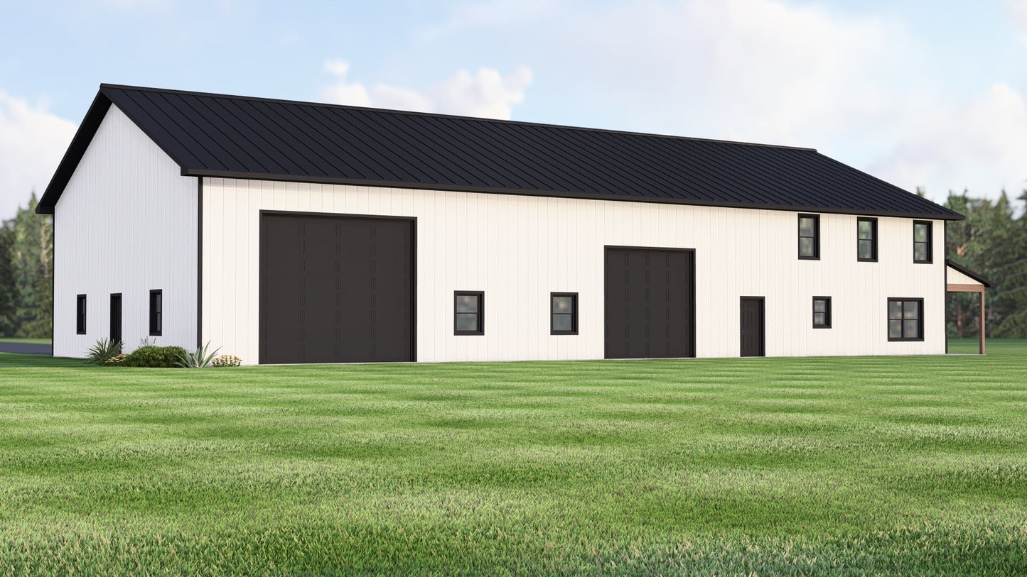 BG-20108 Vance Barndominium House Plan