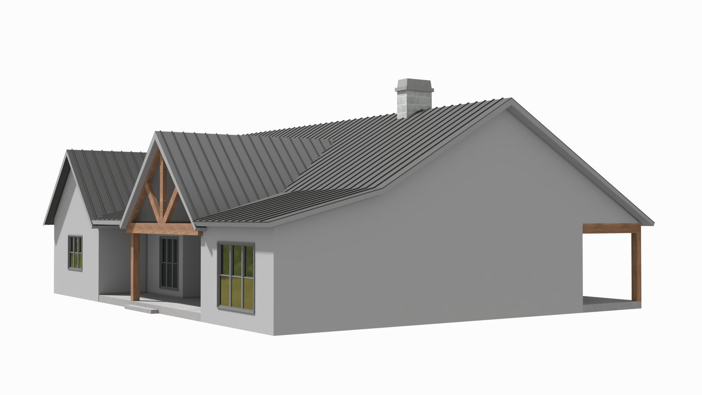 BP-2001-J Josiah Modern Farmhouse Plan