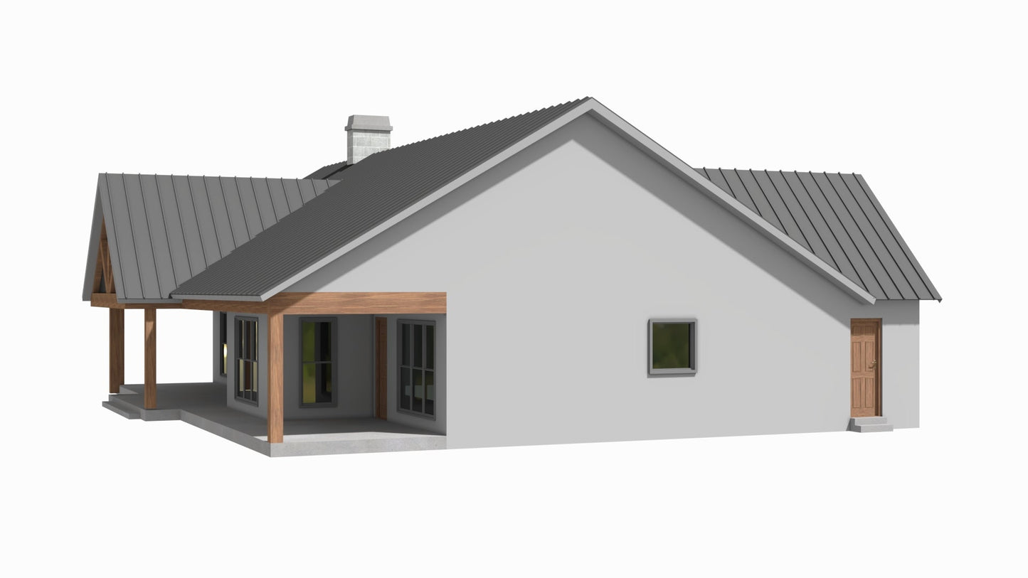 BP-2001-J Josiah Modern Farmhouse Plan