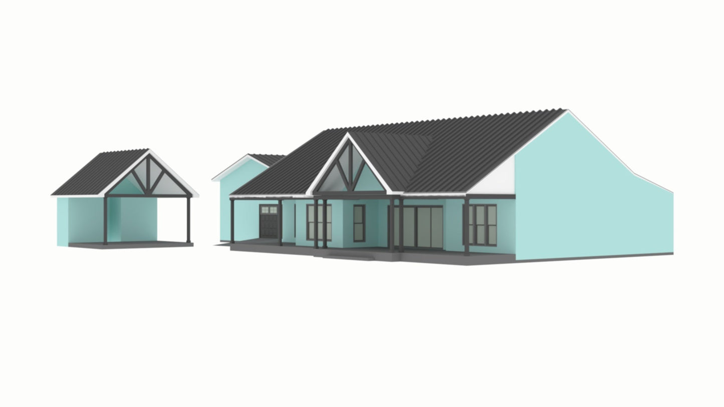 BP-2001-M Matthew Barndominium House Plan