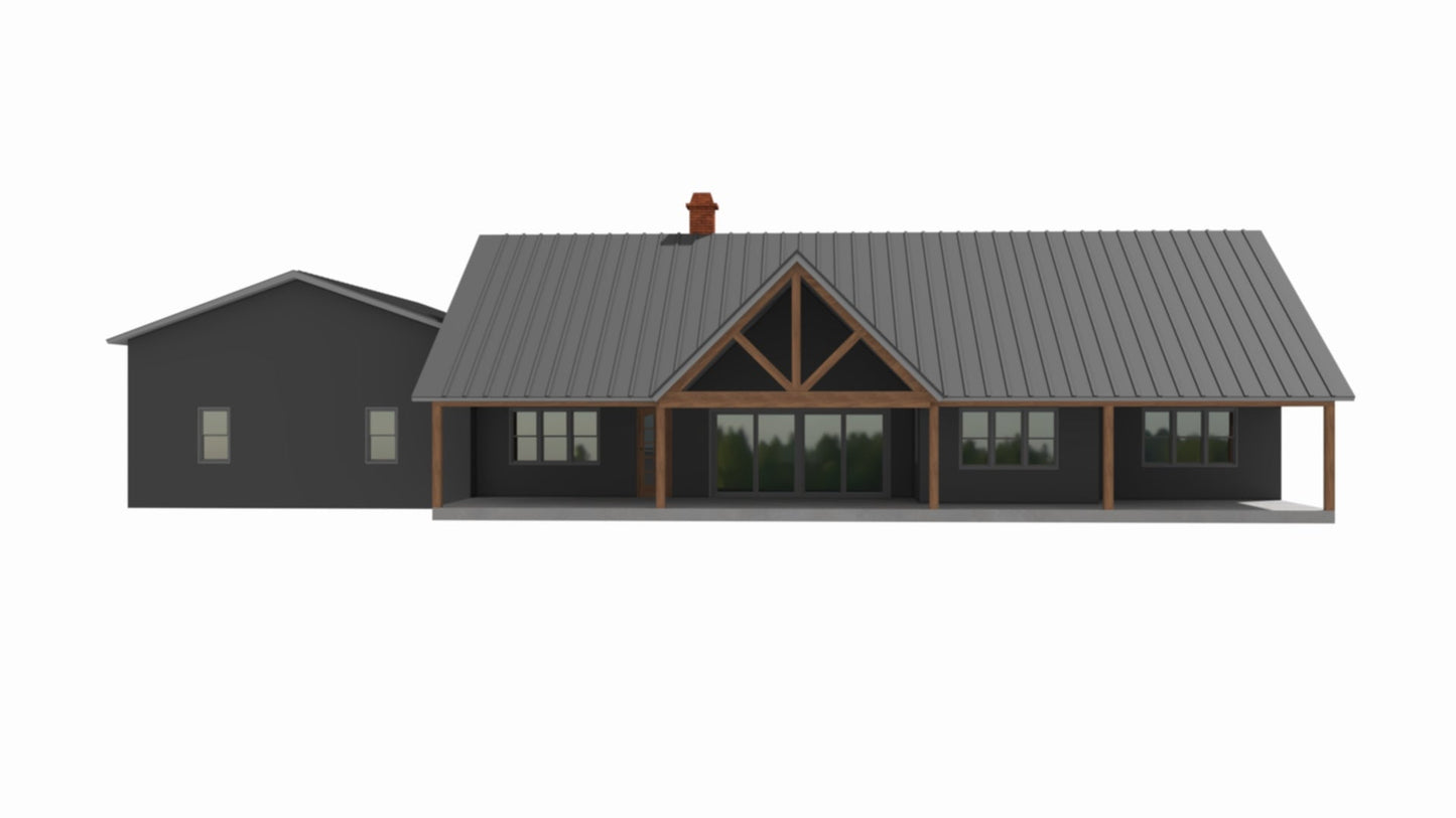 BP-2001-T Trevor Modern Farmhouse Plan