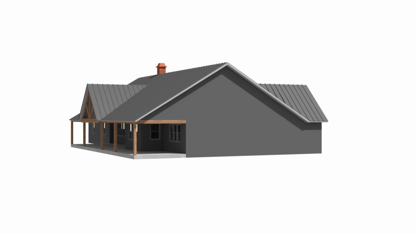BP-2001-T Trevor Modern Farmhouse Plan