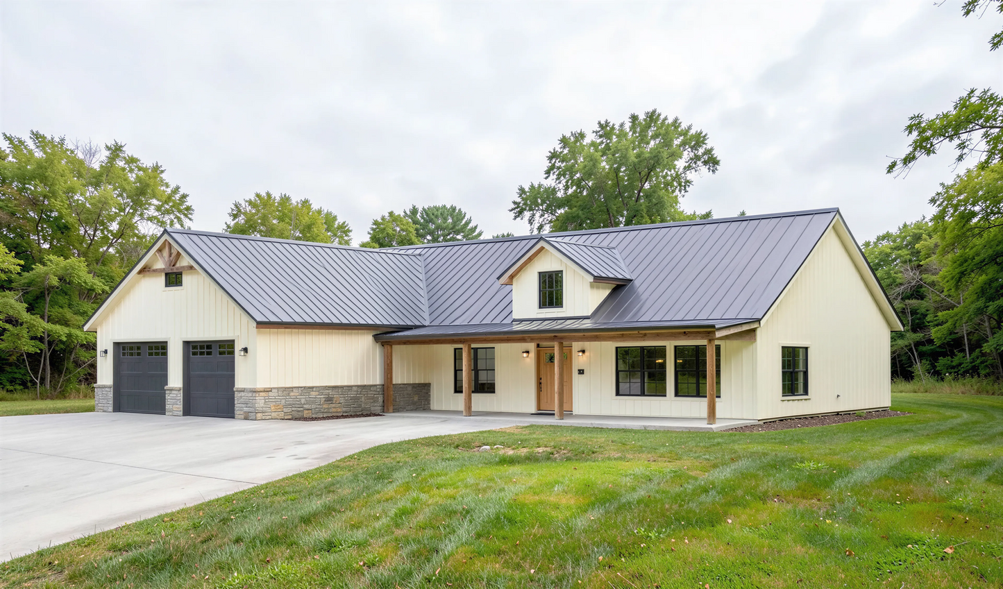 FH-00103 Janet Modern Farmhouse Plan