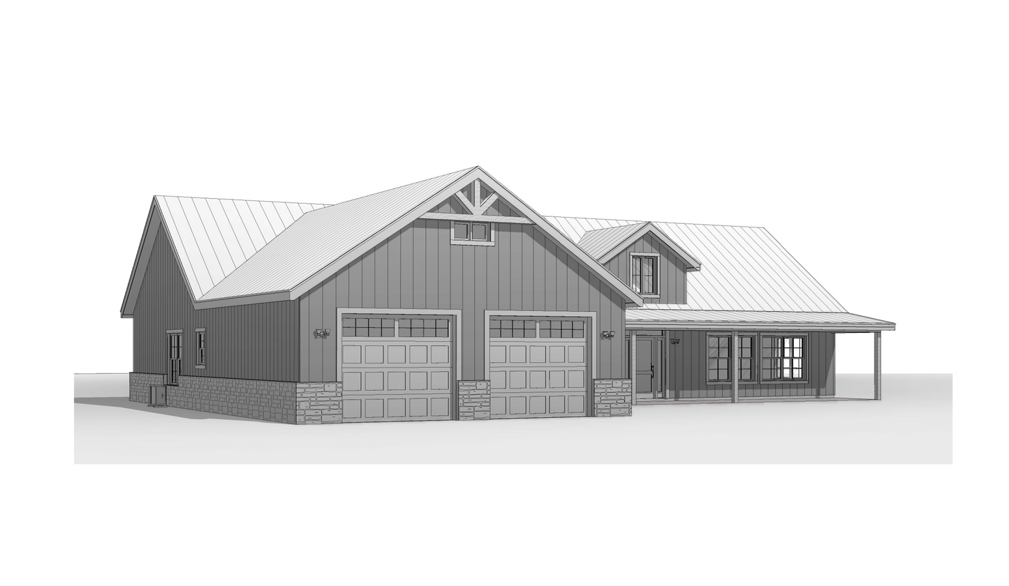 FH-00103 Janet Modern Farmhouse Plan