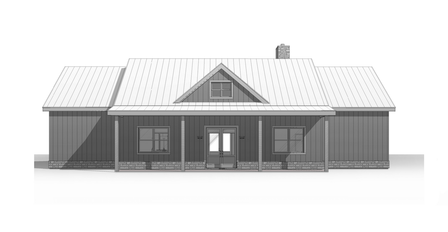 FH-00104-N Nick Modern Farmhouse Plan