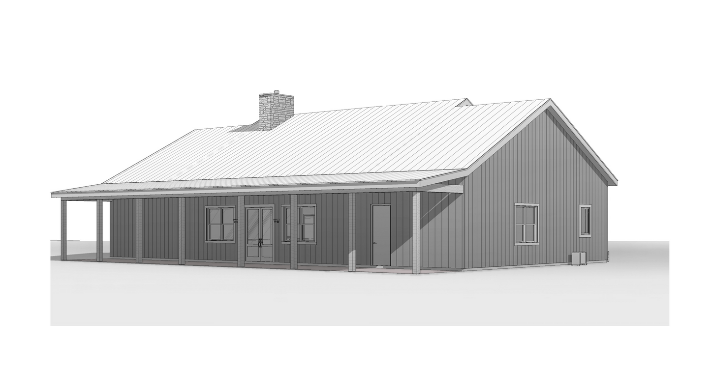 FH-00104-N Nick Modern Farmhouse Plan