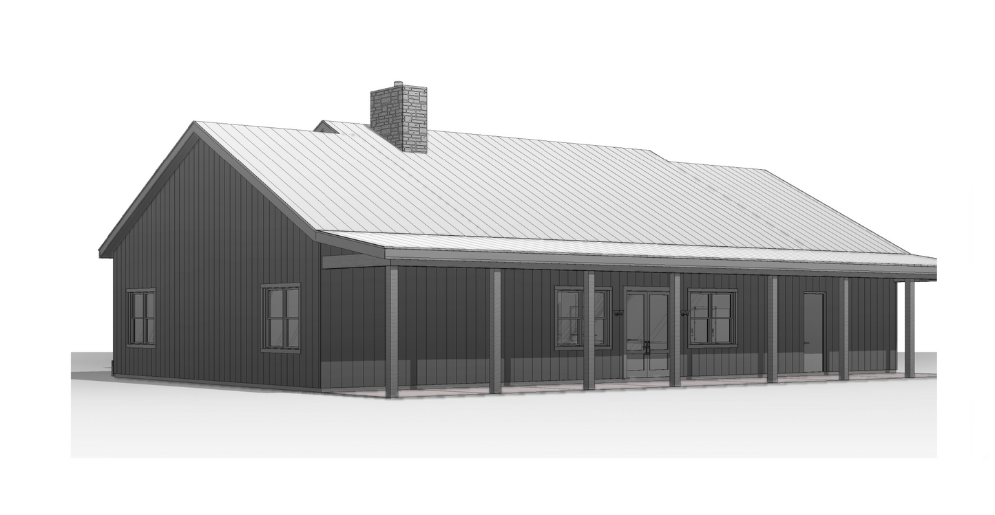 FH-00104-N Nick Modern Farmhouse Plan