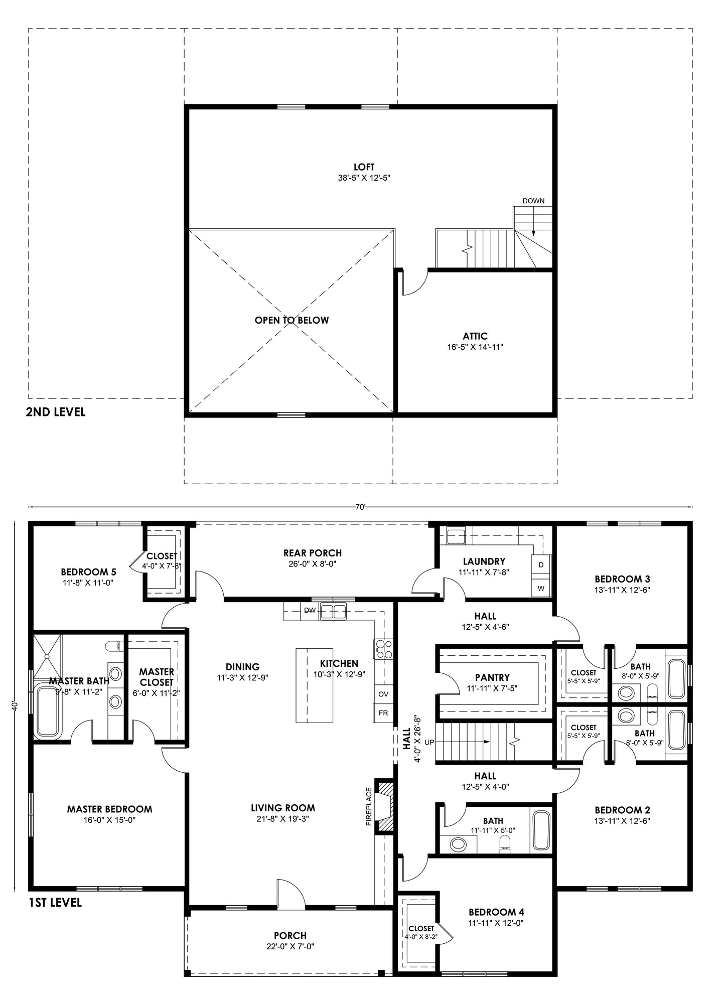 FH-00112 Davis Modern Farmhouse Plan