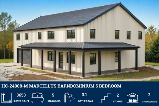 HC-24008-M Marcellus Barndominium House Plan