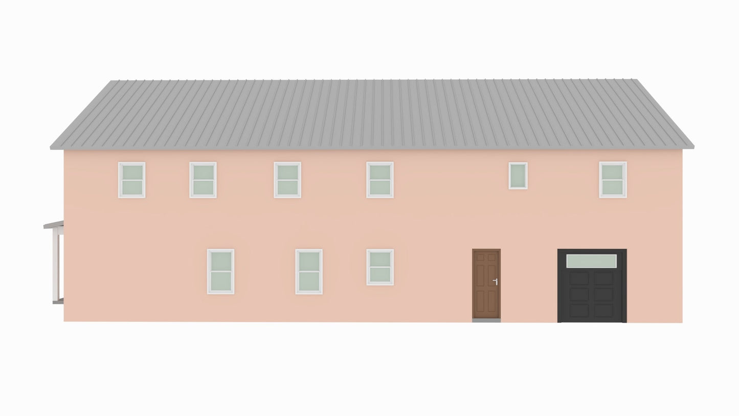 HC-24008-M Marcellus Barndominium House Plan