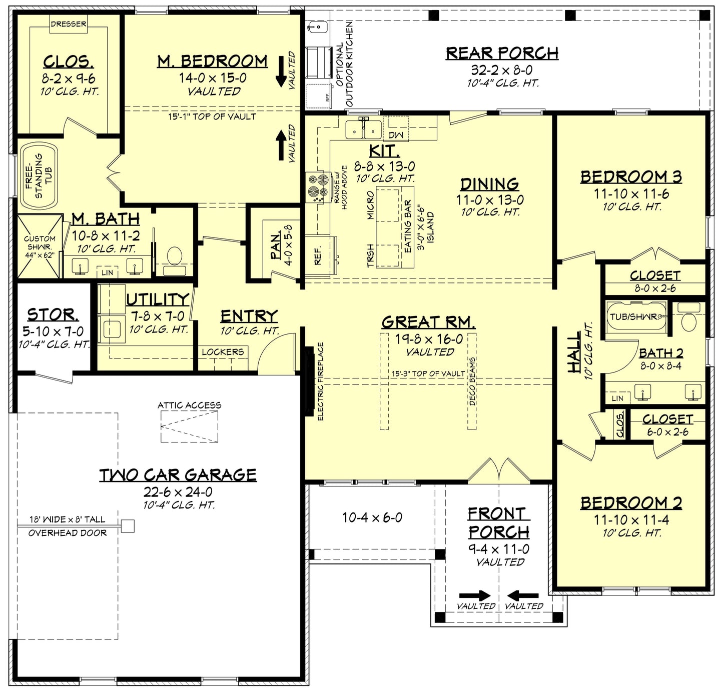 HPZ-26002 Cami Modern Farmhouse Plan