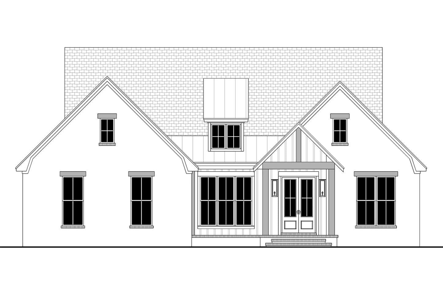 HPZ-26002 Cami Modern Farmhouse Plan