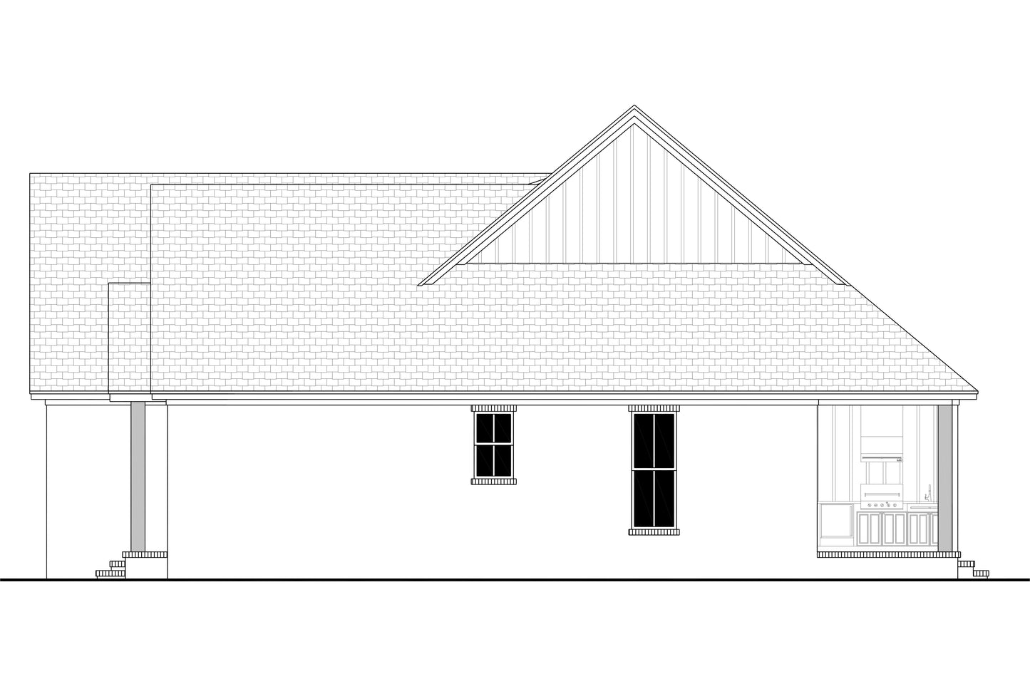 HPZ-26002 Cami Modern Farmhouse Plan