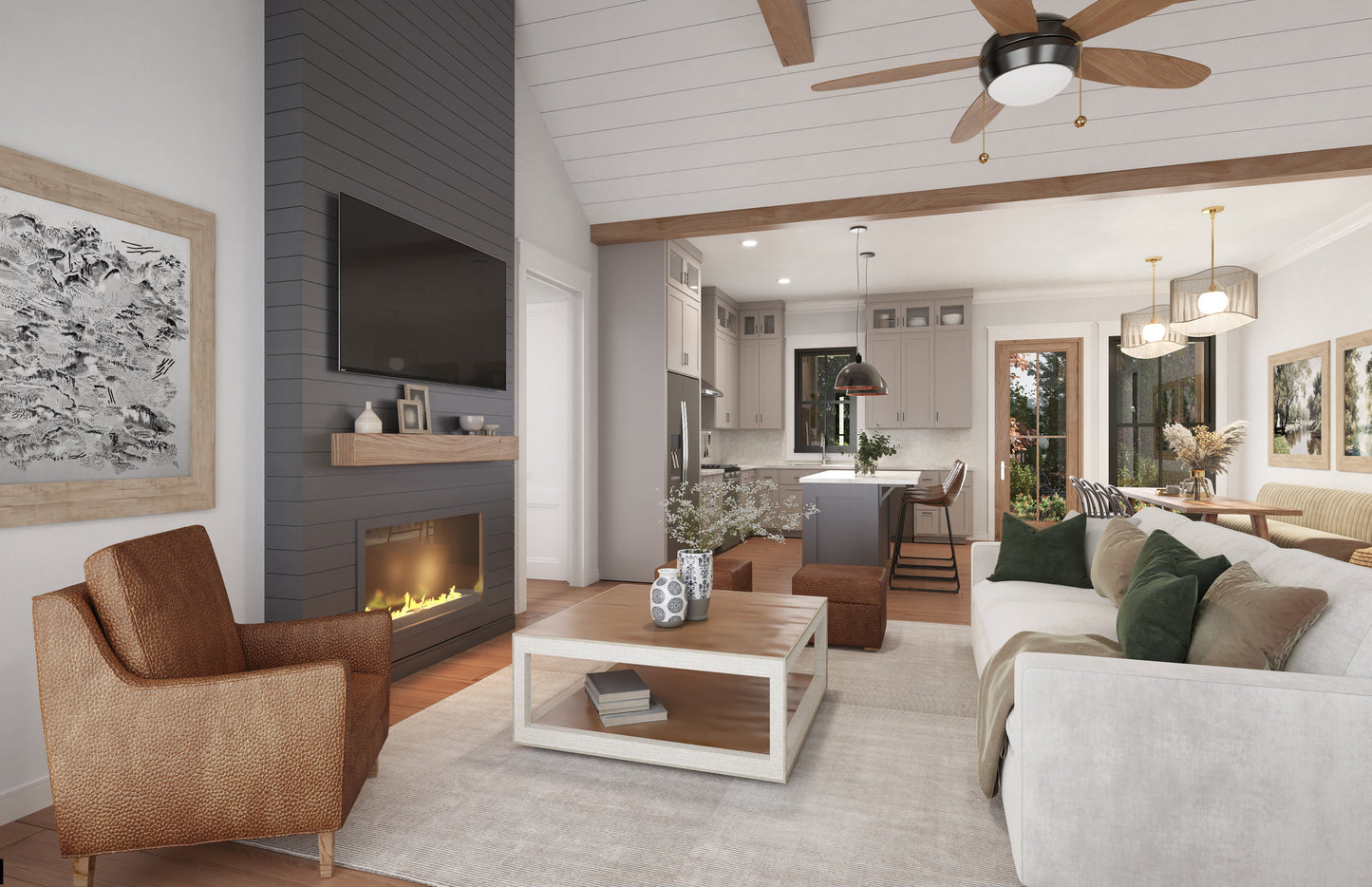 HPZ-26002 Cami Modern Farmhouse Plan