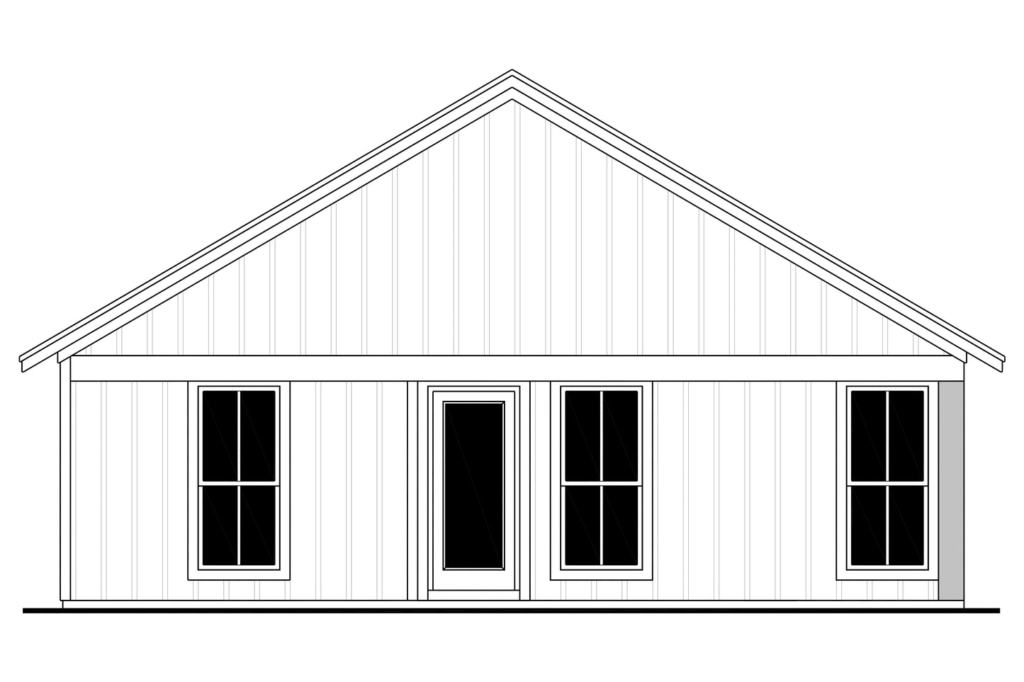 HPZ-26006 Daniel Modern Farmhouse Plan