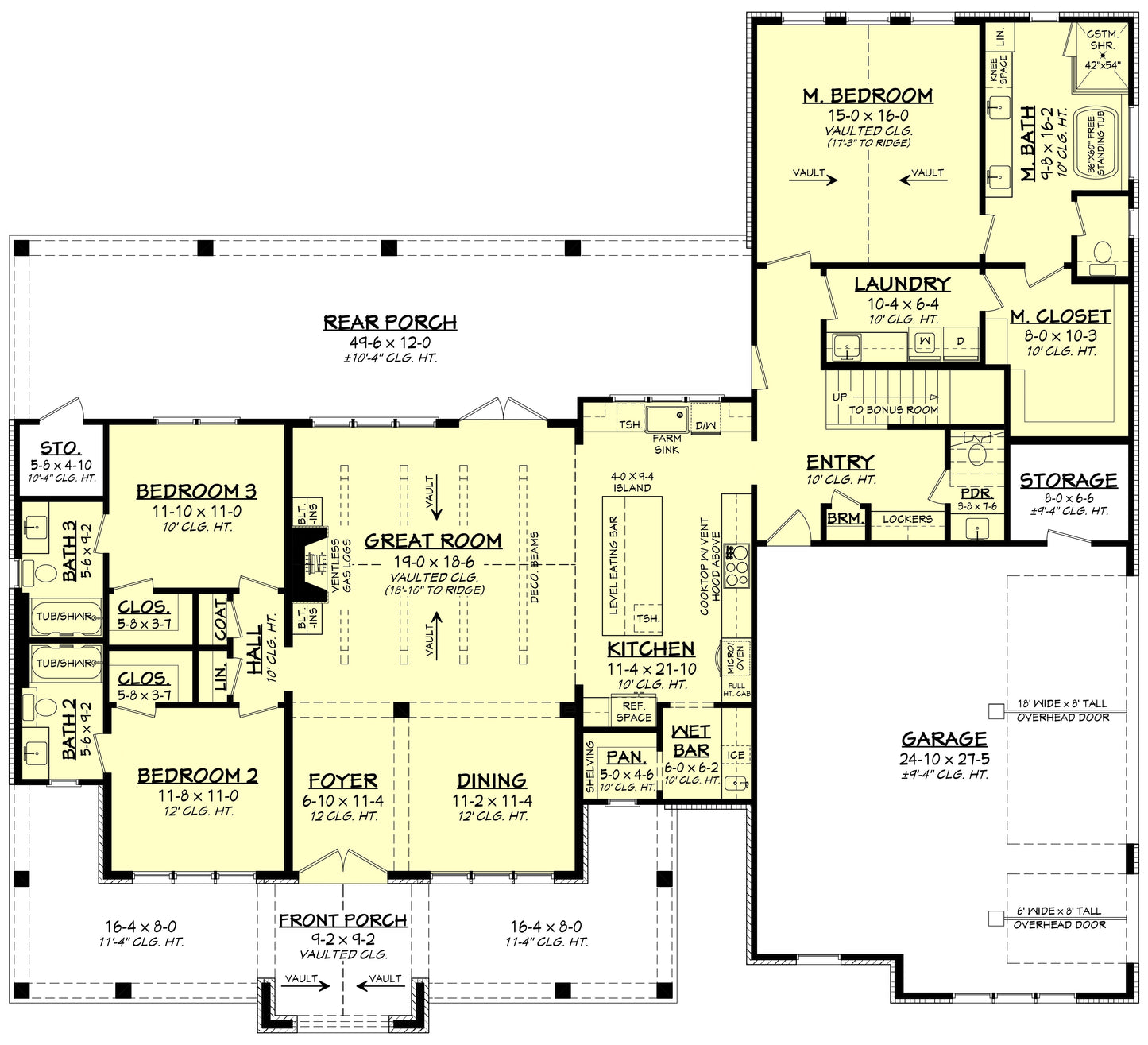 HPZ-26007 Jill Modern Farmhouse Plan