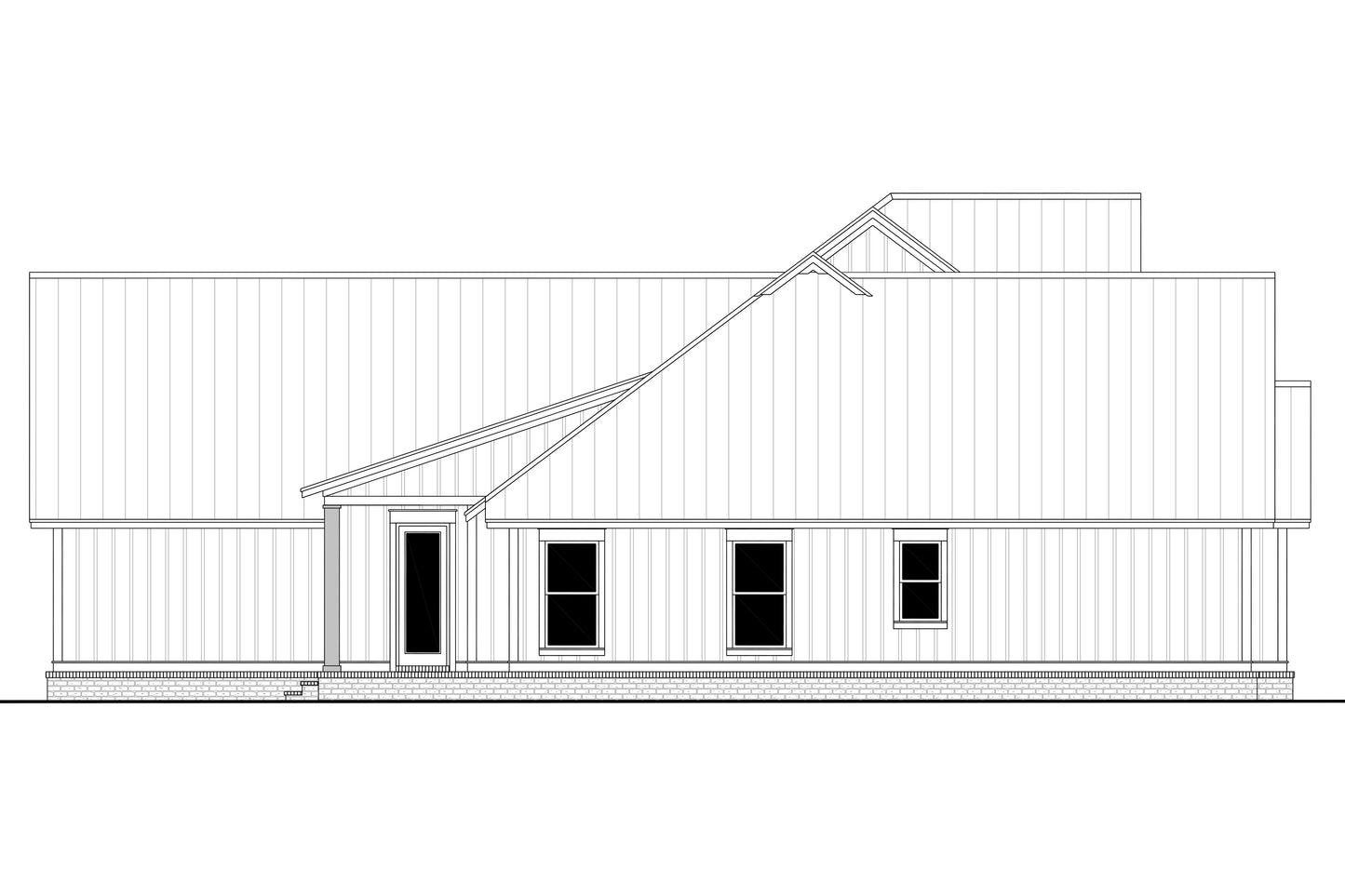 HPZ-26012 Scott Modern Farmhouse Plan