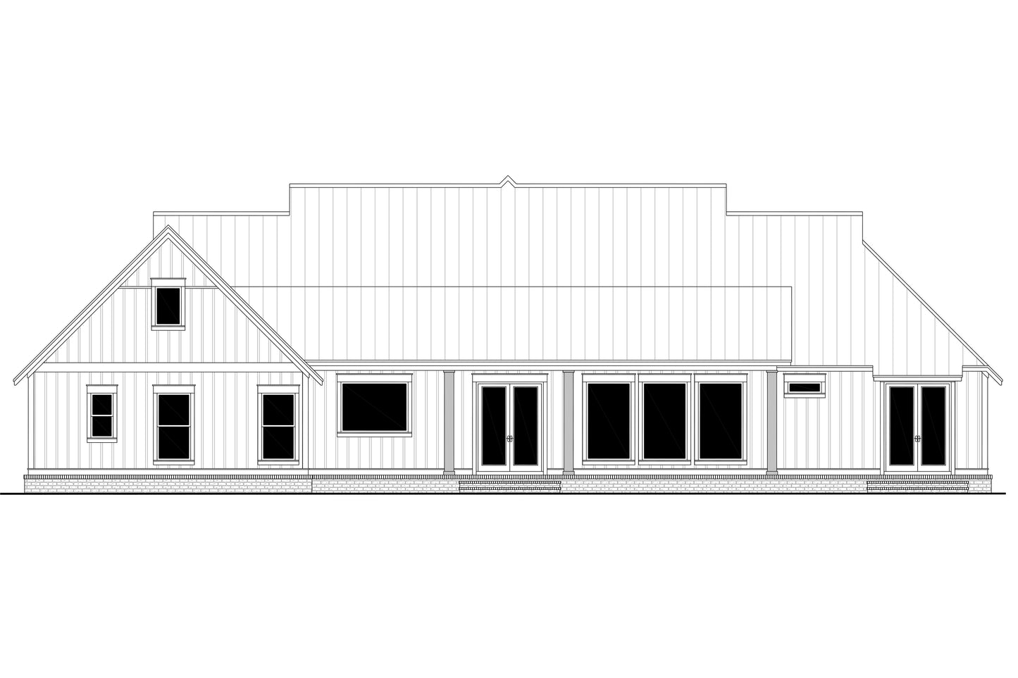 HPZ-26012 Scott Modern Farmhouse Plan