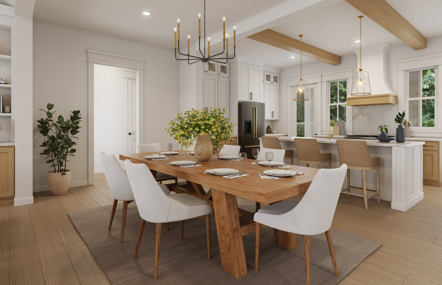 HPZ-26014 Trent Modern Farmhouse Plan