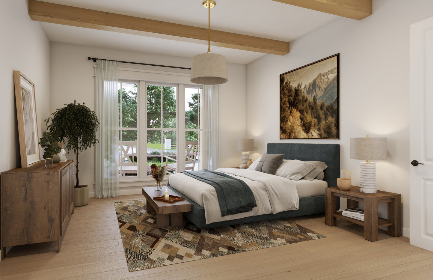 HPZ-26014 Trent Modern Farmhouse Plan