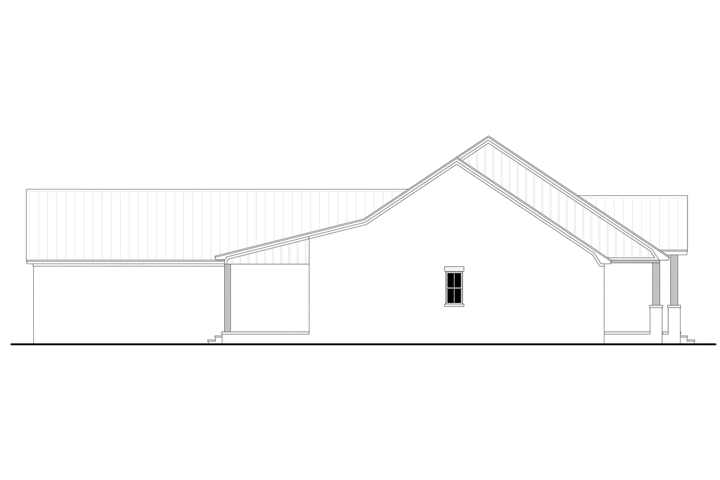 HPZ-26014 Trent Modern Farmhouse Plan