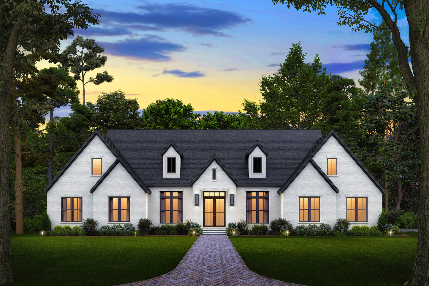 HPZ-26015 Megan Modern Farmhouse Plan