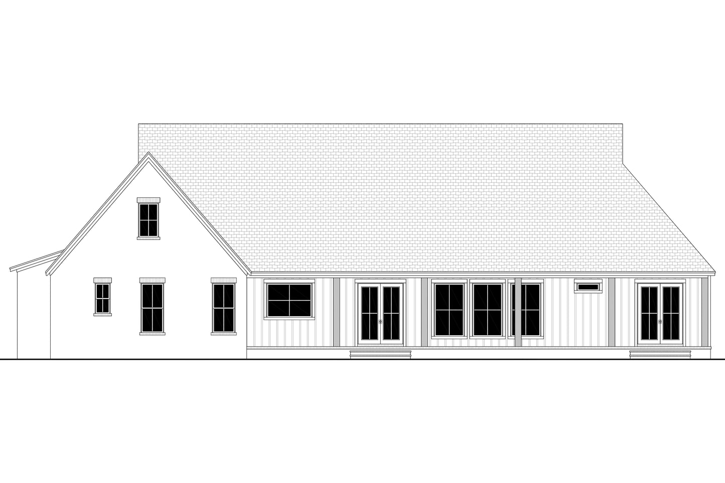 HPZ-26015 Megan Modern Farmhouse Plan