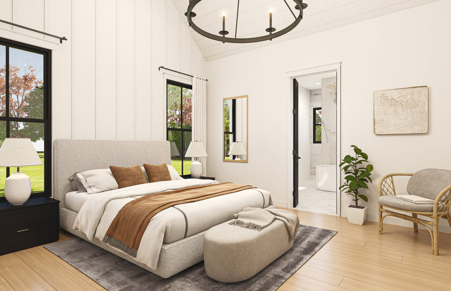 HPZ-26015 Megan Modern Farmhouse Plan