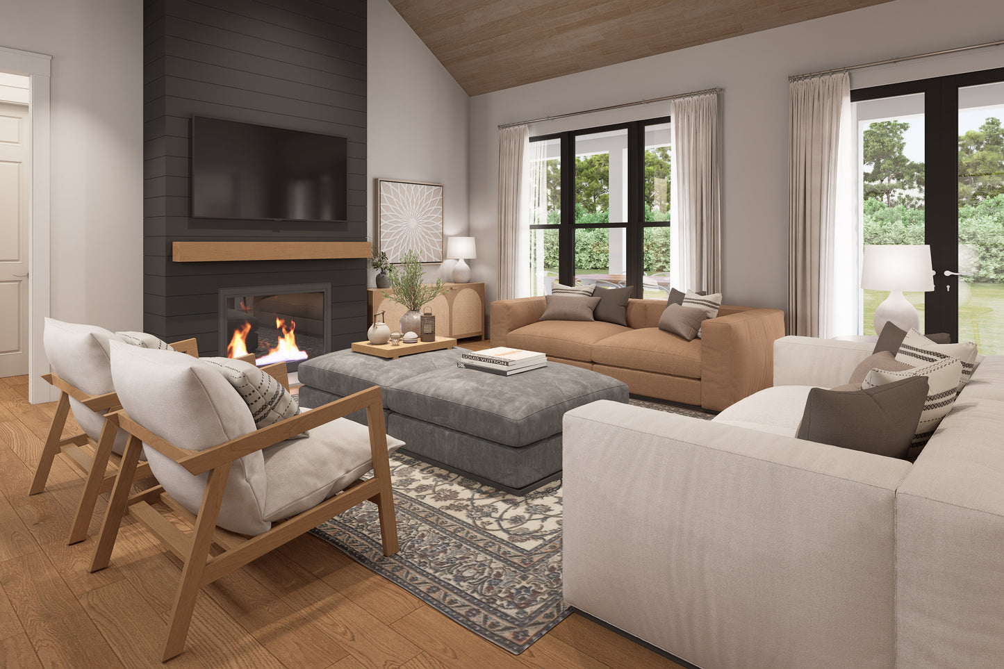 HPZ-26021 Dave Modern Farmhouse Plan
