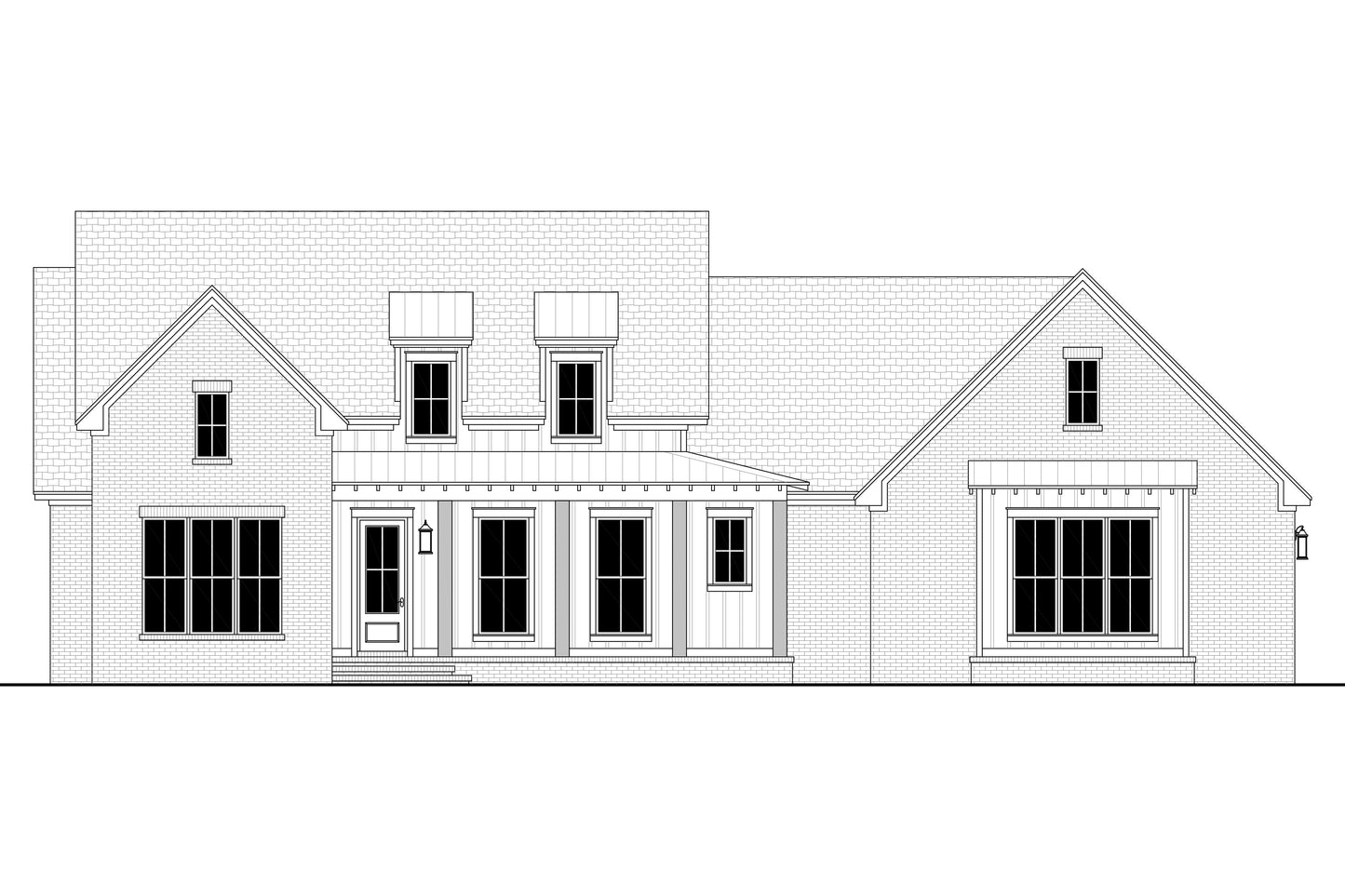 HPZ-26021 Dave Modern Farmhouse Plan