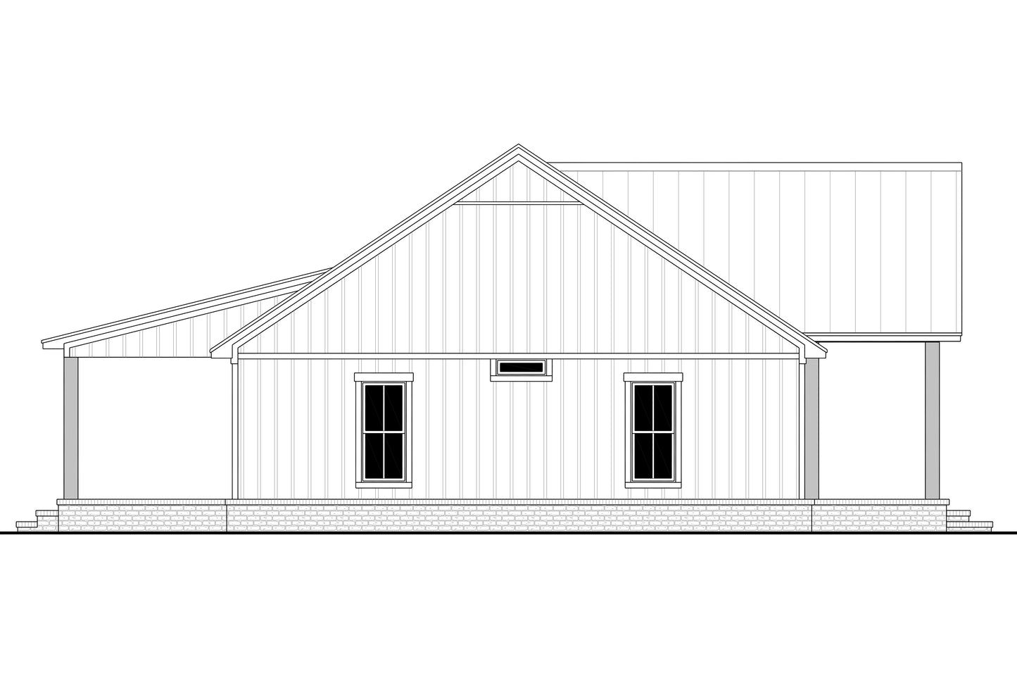 HPZ-26023 Clara Modern Farmhouse Plan