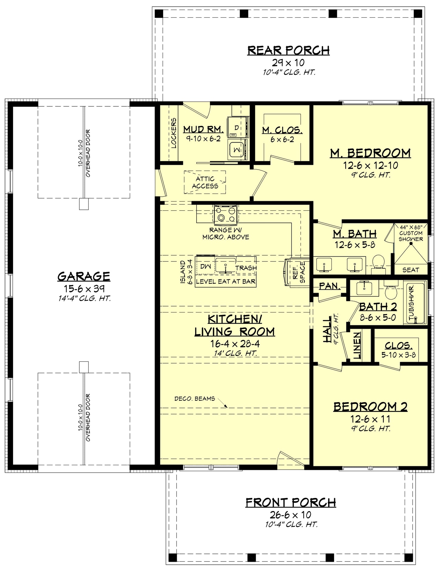 HPZ-26028 Braxton Farmhouse Plan