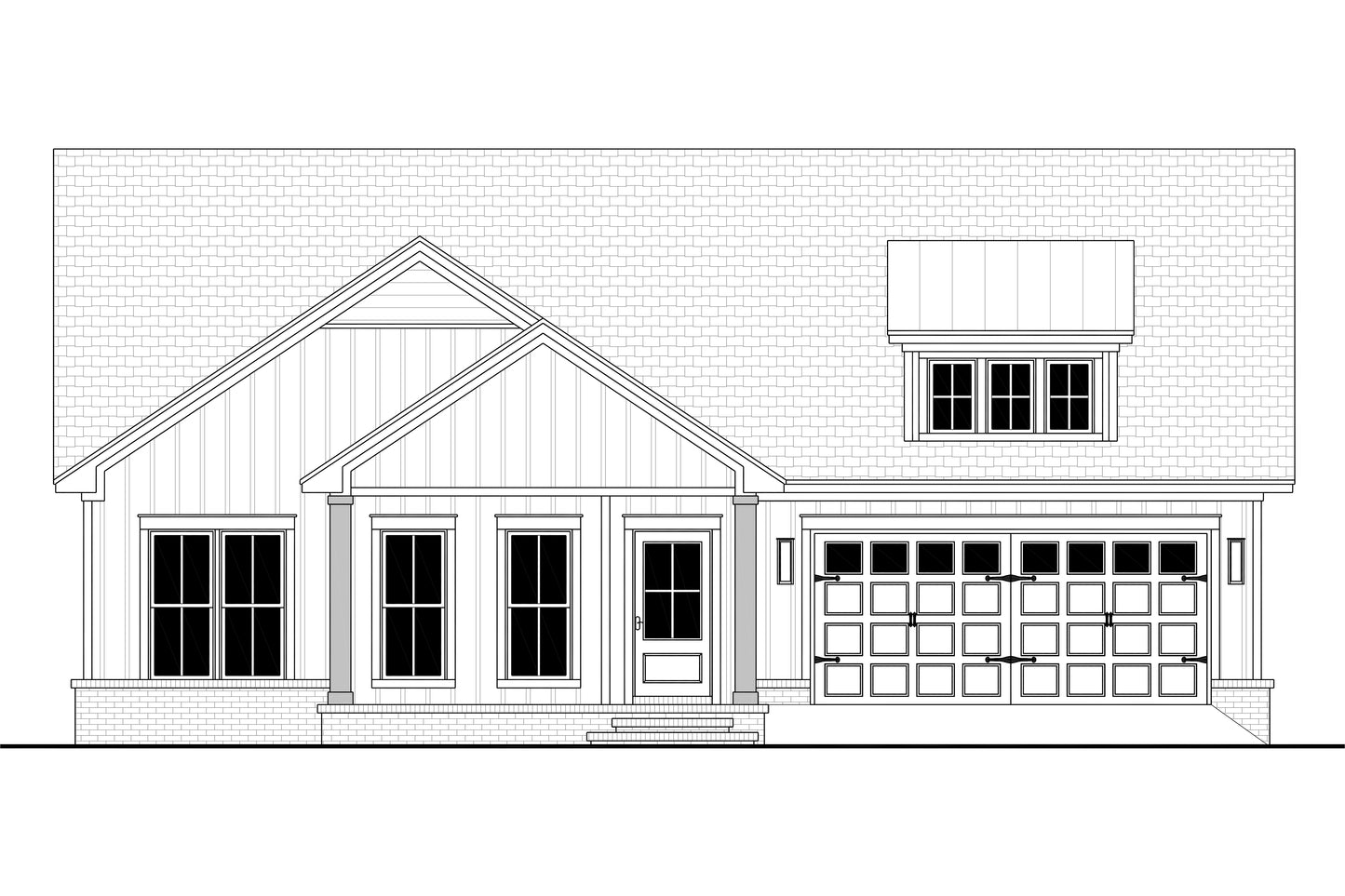 HPZ-26031 Maurice Farmhouse Plan